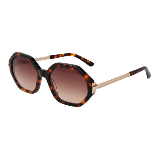 Sandro Brown Women’s Sunglasses – Chic Oval Frame with Brown Gradient Lenses, 55mm