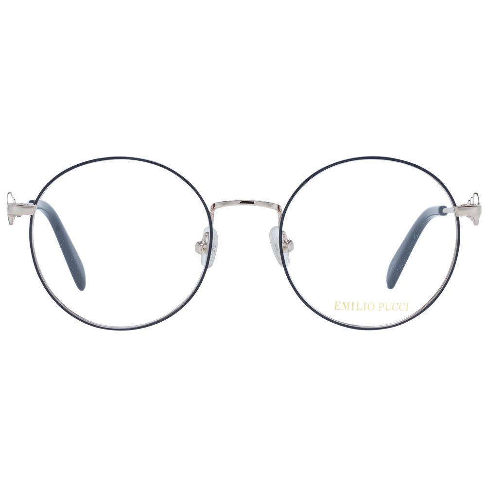 Emilio Pucci Women's Optical Glasses – Blue Round Frame, 50mm