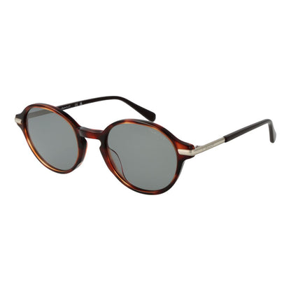 Gant Men’s Sunglasses – Brown Full-Rim Frame with Green Lenses, 51mm
