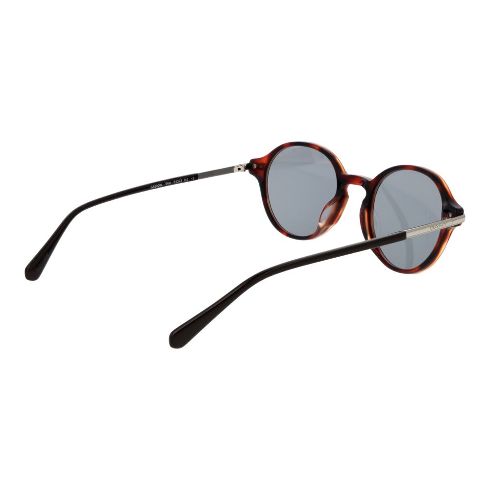 Gant Men’s Sunglasses – Brown Full-Rim Frame with Green Lenses, 51mm