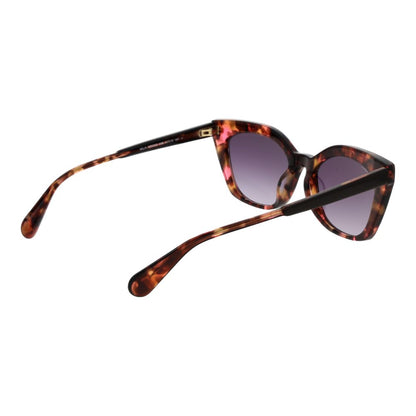 Max & Co Women’s Sunglasses – Multicolor Cat Eye Frame with Purple Gradient Lenses, 54mm