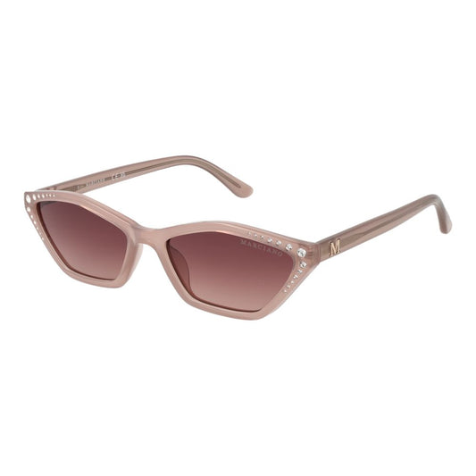 Marciano by Guess Women's Cat Eye Sunglasses – Rose Frame with Purple Gradient Lenses, 56mm