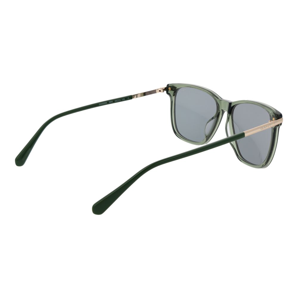 Gant Men’s Sunglasses – Green Square Frame with Green Lenses, 55mm