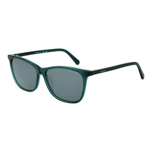 Gant Women’s Sunglasses – Green Full-Rim Frame with Green Lenses, 55mm