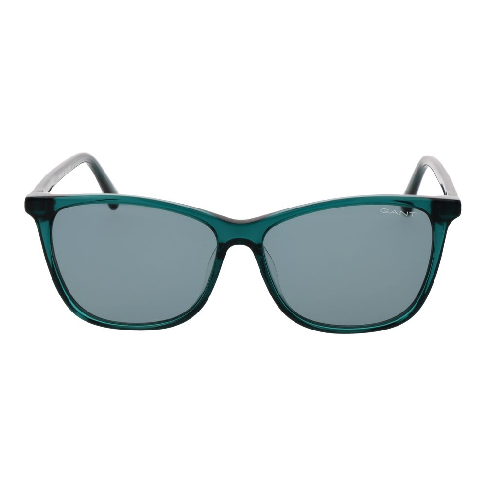 Gant Women’s Sunglasses – Green Full-Rim Frame with Green Lenses, 55mm