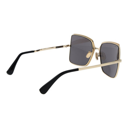 Max Mara Women’s Sunglasses – Black Butterfly Frame with Grey Lenses, 58mm