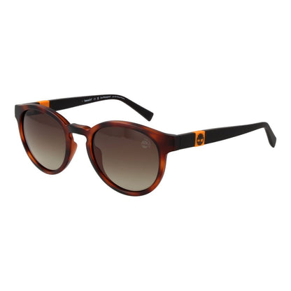 Timberland Men's Sunglasses – Brown Full-Rim Frame with Brown Lenses, 51mm