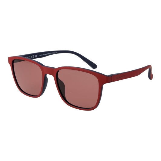 Gant Red Men’s Sunglasses – Stylish Square Frames with Red Lenses, 54mm