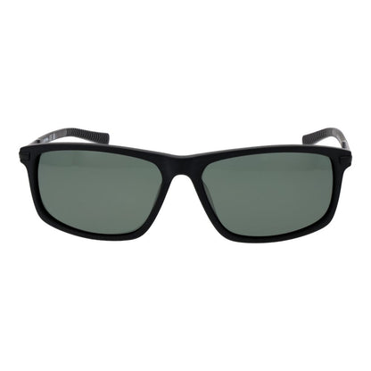 Harley-Davidson Men’s Sunglasses – Black Full-Rim Frame with Green Polarized Lenses, 59mm