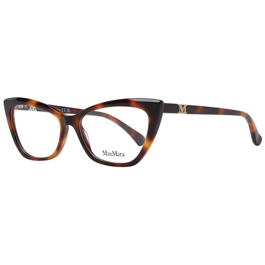 Max Mara Women’s Optical Frames – Brown Cat Eye Design, 54mm