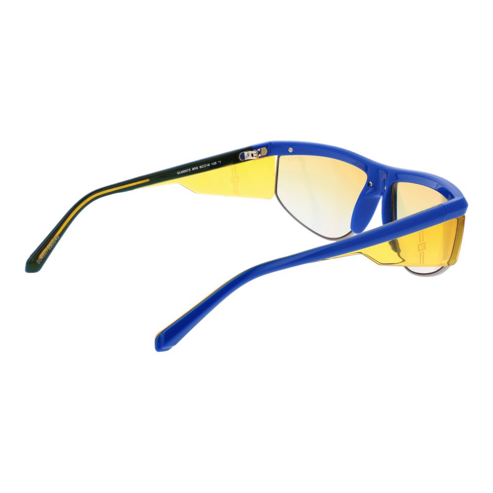 GUESS Blue Men Sunglasses – Sporty Elegance with a Twist