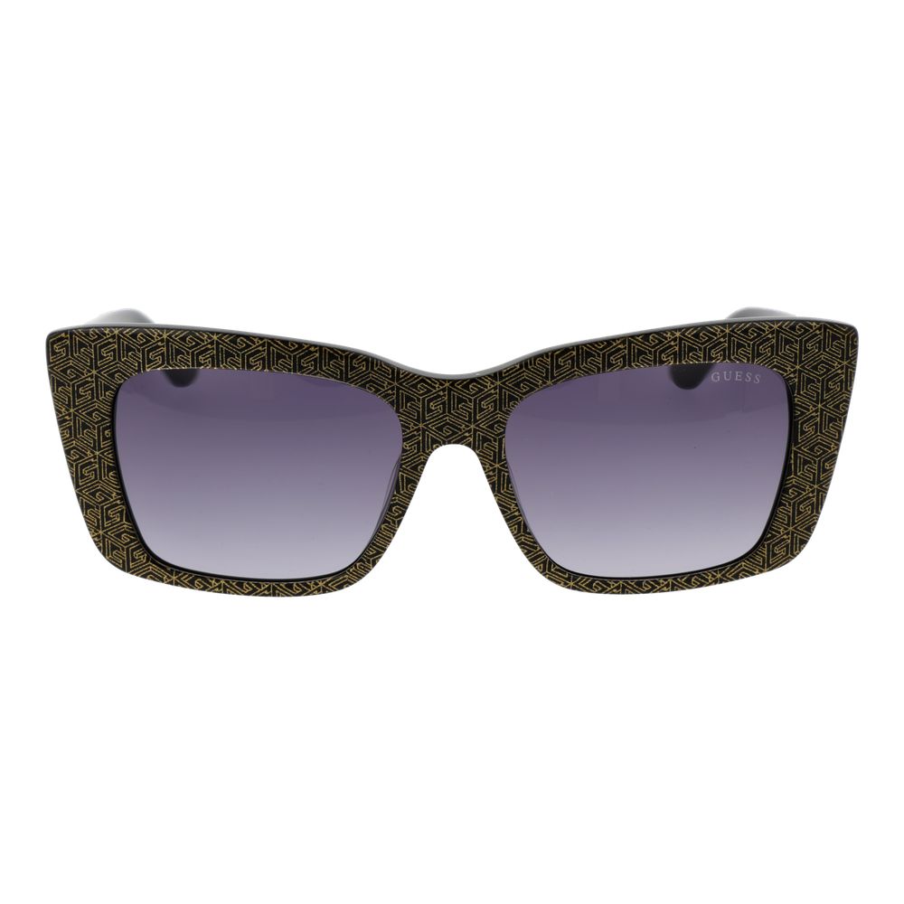 Guess Women's Cat Eye Sunglasses – Black Frame with Grey Gradient Lenses, 55mm