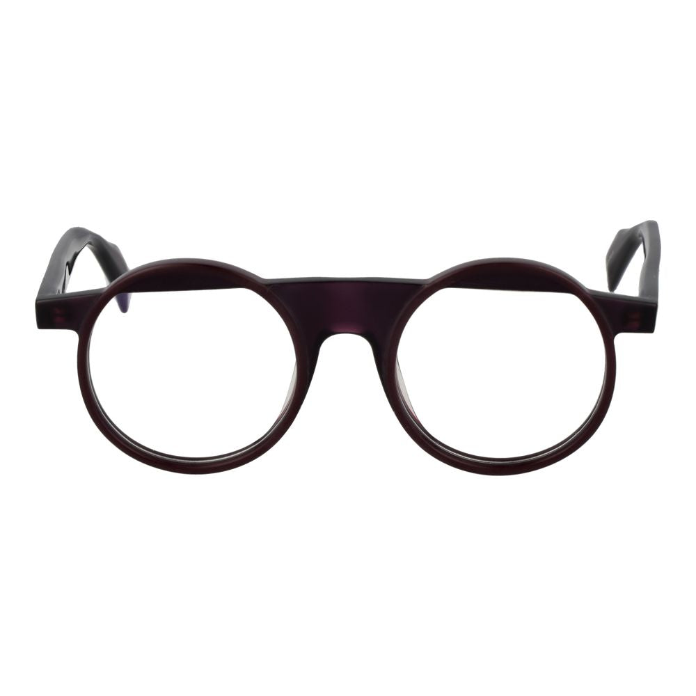 Yohji Yamamoto Purple Unisex Optical Glasses – 49mm Panto Frame
