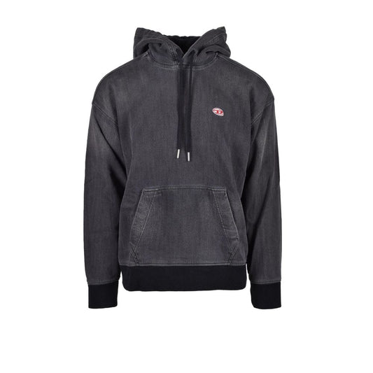 Diesel Gray Cotton Sweater - DIEFELUAAG1ST0775587/01