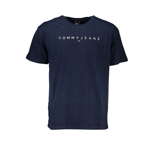 Tommy Hilfiger Blue Cotton T-Shirt - Embrace Effortless Style