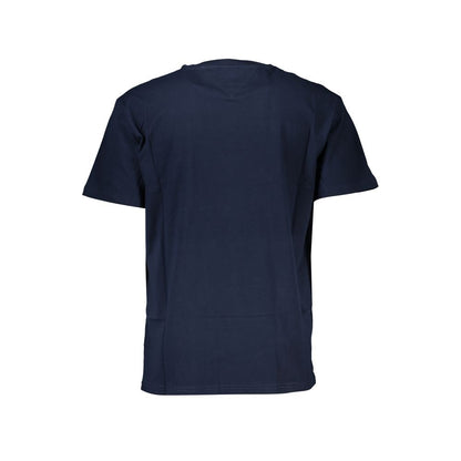 Tommy Hilfiger Blue Cotton T-Shirt - Embrace Effortless Style