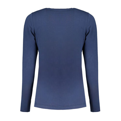 Pepe Jeans Blue Cotton Long Sleeve T-Shirt