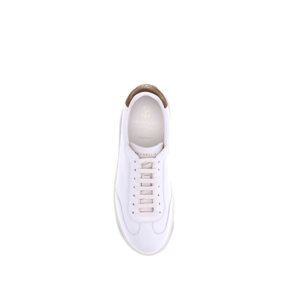 Brunello Cucinelli Leather Sneakers - Elegant Casual Footwear
