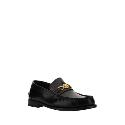 Versace Leather Loafers - Iconic Italian Elegance