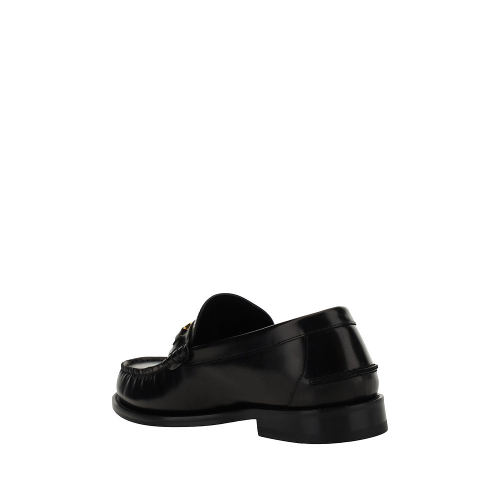 Versace Leather Loafers - Iconic Italian Elegance