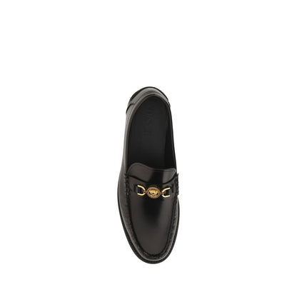 Versace Leather Loafers - Iconic Italian Elegance
