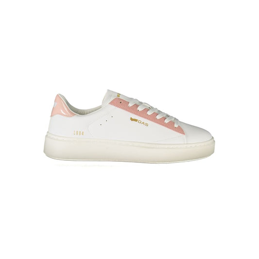 Gas White Polyester Women Sneaker - Leonard Mix