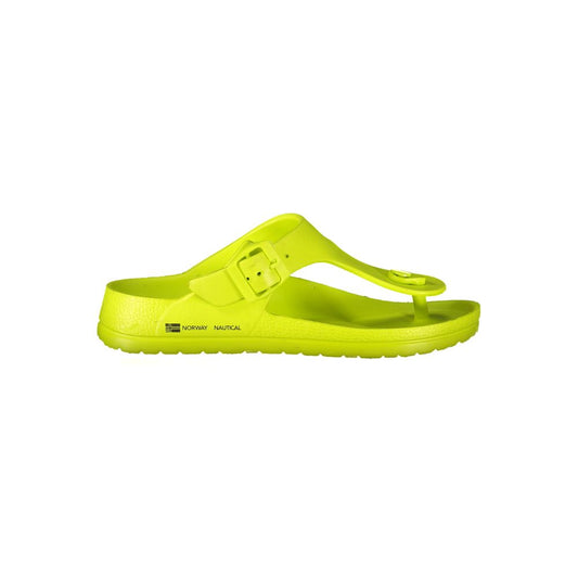 Norway 1963 Yellow Plastic Women's Flip-Flop Sandal