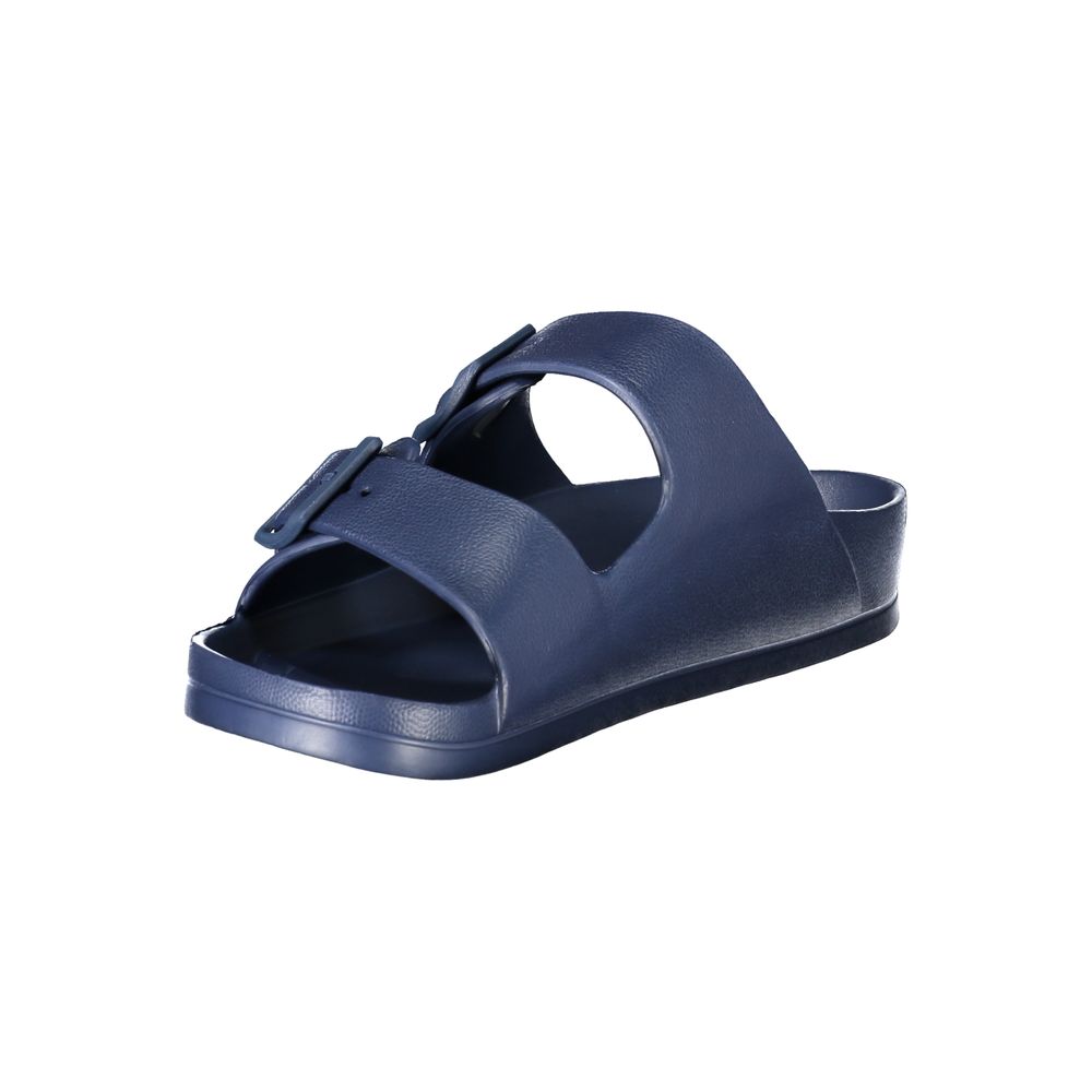 Norway 1963 Blue Plastic Buckled Men's Summer Sandals