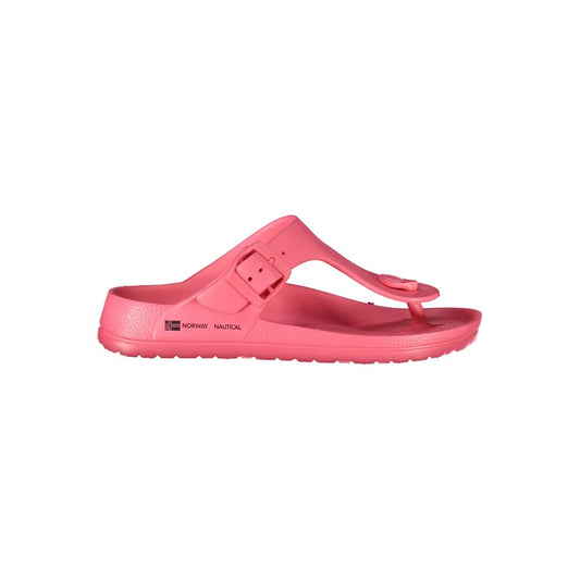 Norway 1963 Pink Plastic Women's Flip Flop Sandal