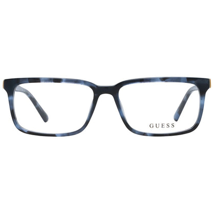 Guess Blue Men’s Optical Frames – Full-Rim Rectangle Style