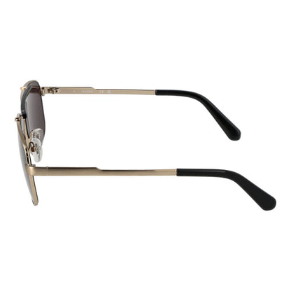 Guess Men’s Sunglasses – Gold Aviator Frame with Brown Lenses, 61mm