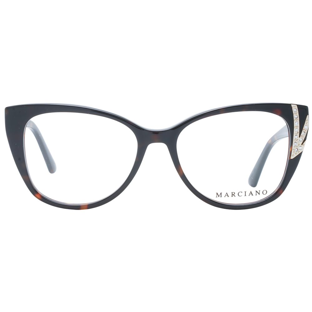 Marciano by Guess Women’s Optical Glasses – Brown Cat Eye Frame, 52mm