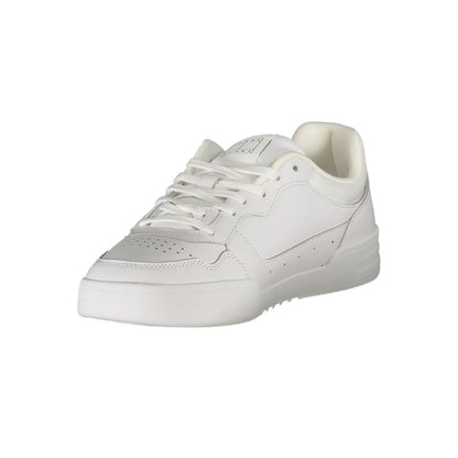 Tommy Hilfiger White Leather Mens Sneakers