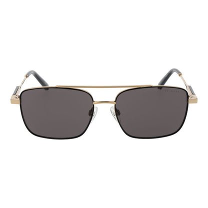 Ted Baker Black Men’s Fashion Sunglasses – Full-Rim, 56mm