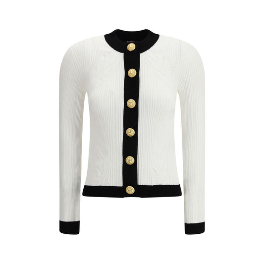 Balmain Contrast Trim Cardigan
