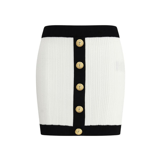 Balmain Knit Mini Skirt