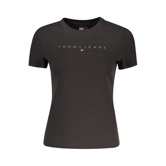 Tommy Hilfiger Black Cotton Short Sleeve T-Shirt