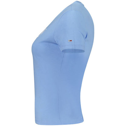 Tommy Hilfiger Blue Cotton Short Sleeve T-Shirt