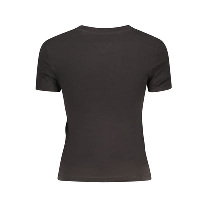 Tommy Hilfiger Black Cotton Short Sleeve T-Shirt