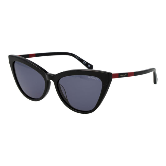 Gant Women’s Sunglasses – Black Cat Eye Frame with Grey Lenses, 56mm