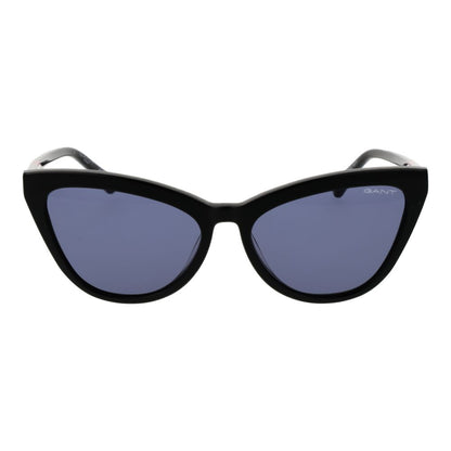 Gant Women’s Sunglasses – Black Cat Eye Frame with Grey Lenses, 56mm