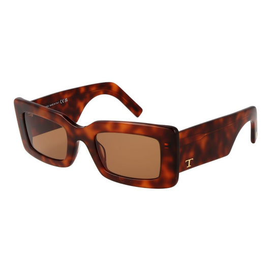 Tod's Women's Sunglasses – Blue Full-Rim Frame with Brown Lenses, 52mm