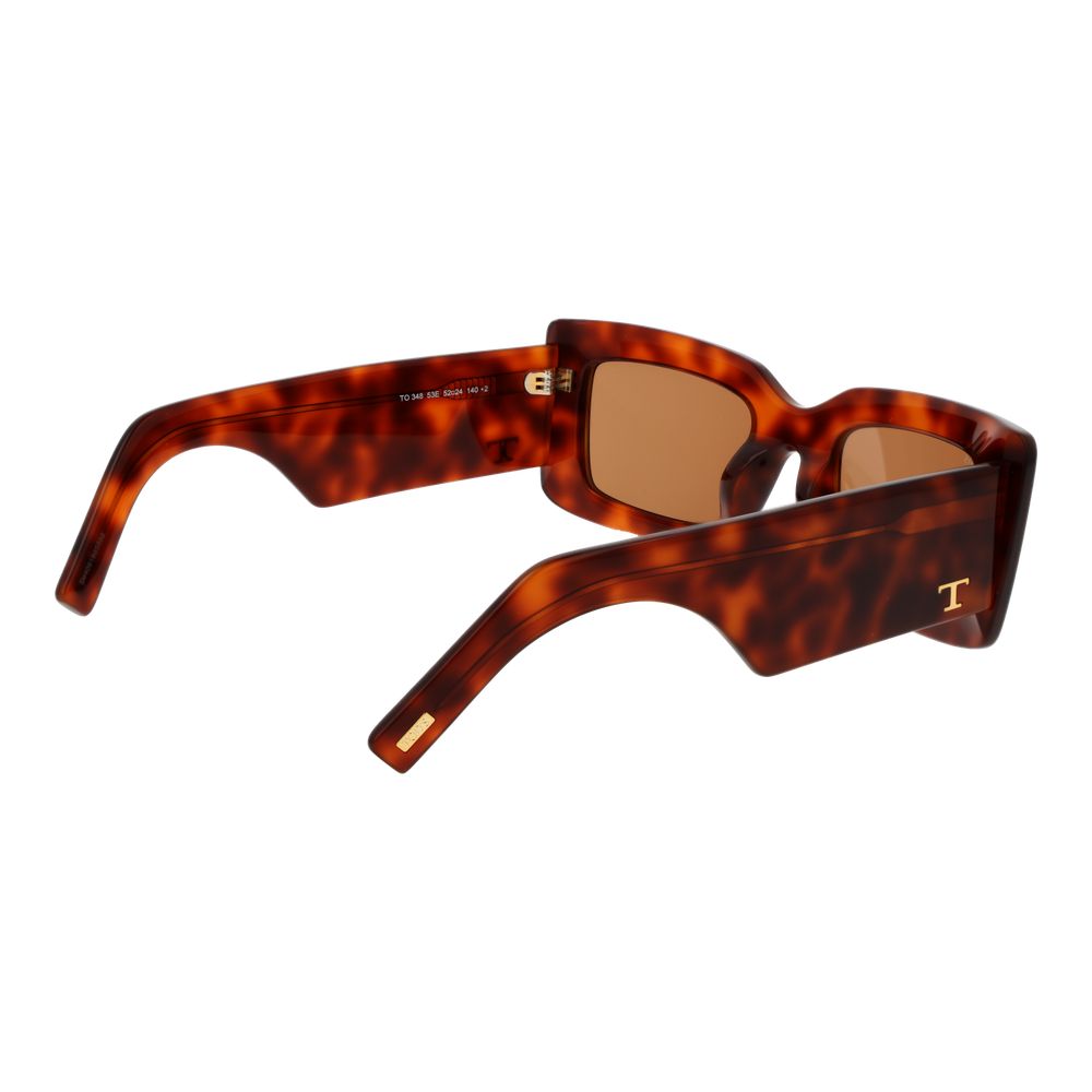Tod's Women's Sunglasses – Blue Full-Rim Frame with Brown Lenses, 52mm