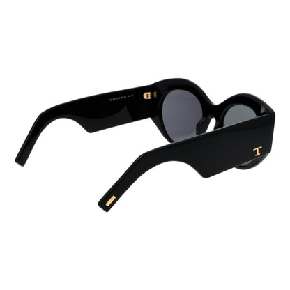 Tod's Women’s Sunglasses – Black Full-Rim Frame with Grey Lenses, 51mm