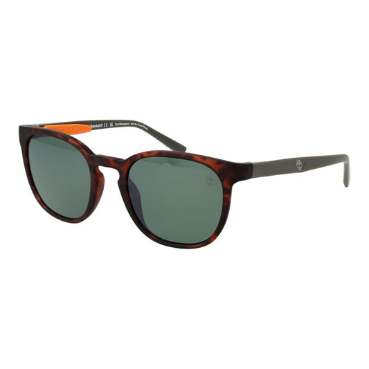 Timberland Men’s Brown Sunglasses – Full-Rim Polarized Lenses, 53mm