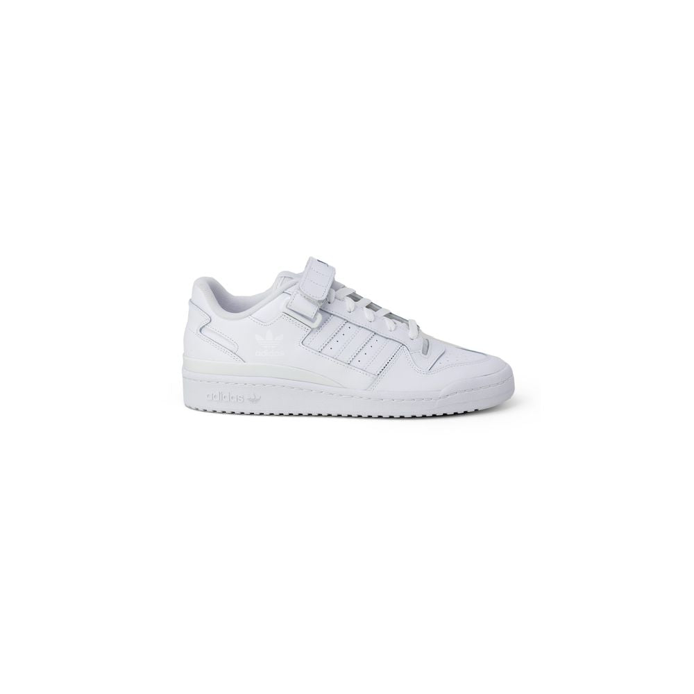Adidas White Leather Sneakers for Men