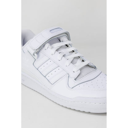 Adidas White Leather Sneakers for Men