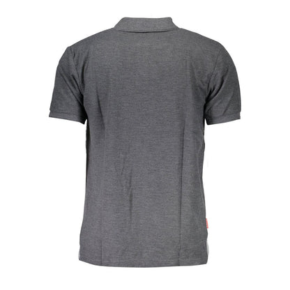 Slazenger Gray Cotton Polo Shirt - Classic Comfort and Style