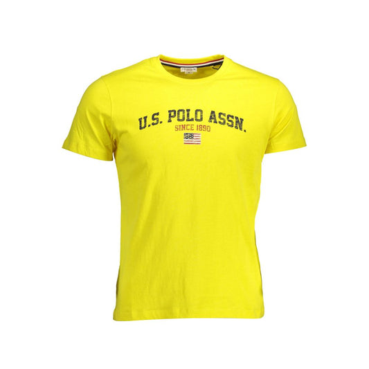U.S. POLO ASSN. Yellow Cotton T-Shirt - Classic Comfort and Style