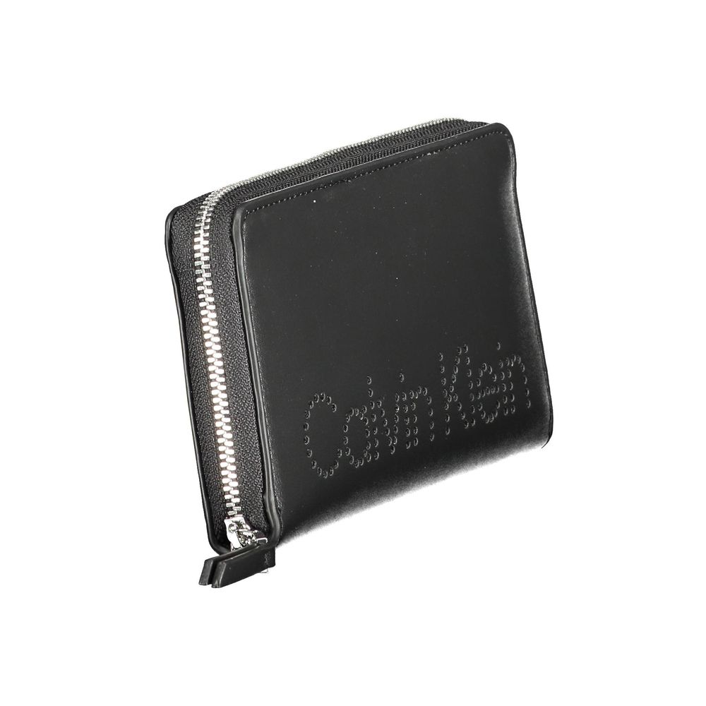 Calvin Klein Black Polyethylene Wallet: Stylish Functionality